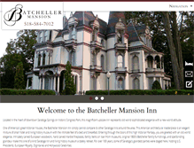 Tablet Screenshot of batchellermansioninn.com